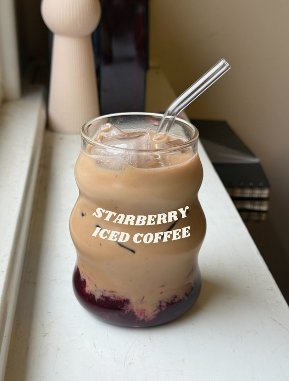 Strawberry Iced Latte Coffee Recipe