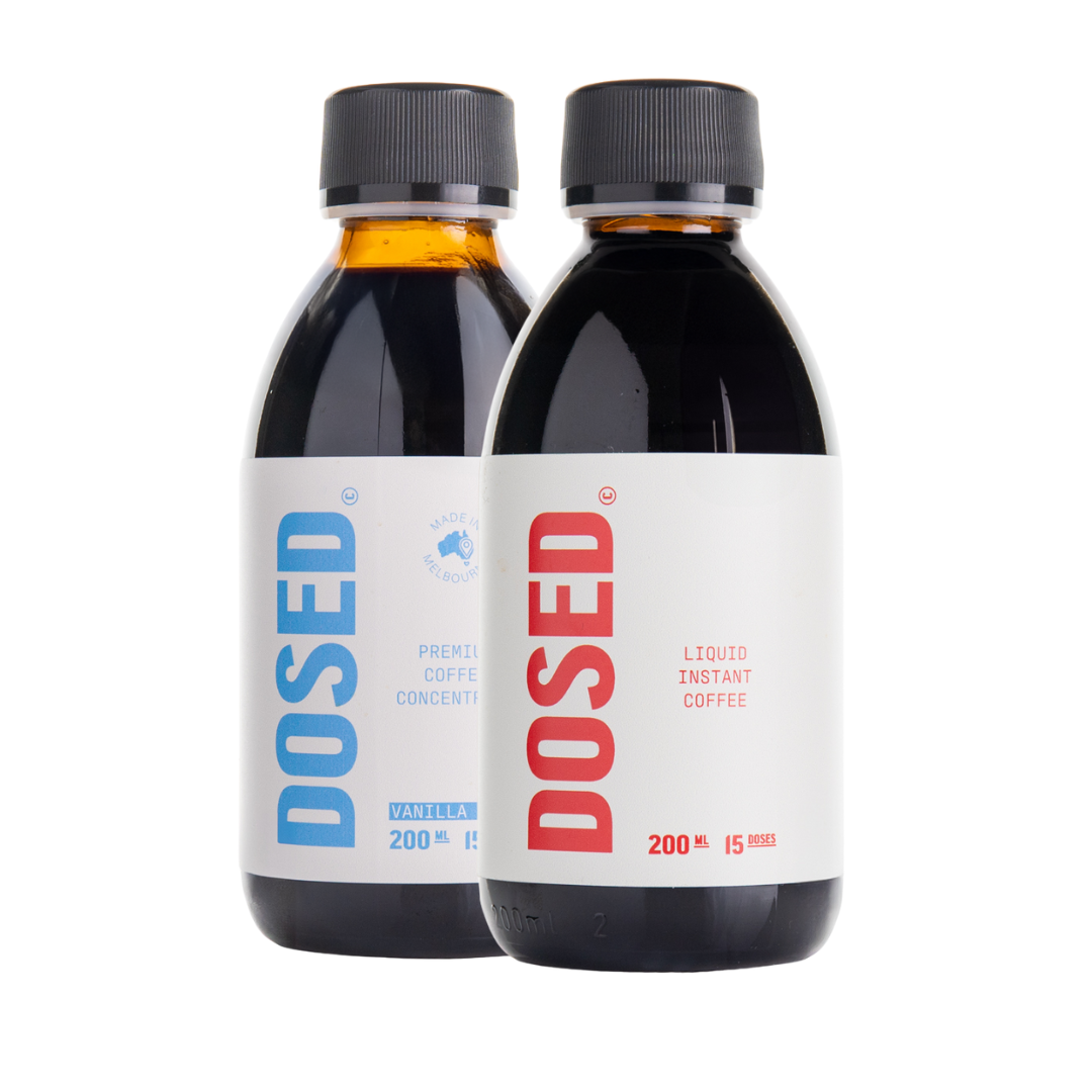 Smooth and sweet coffee concentrate duo