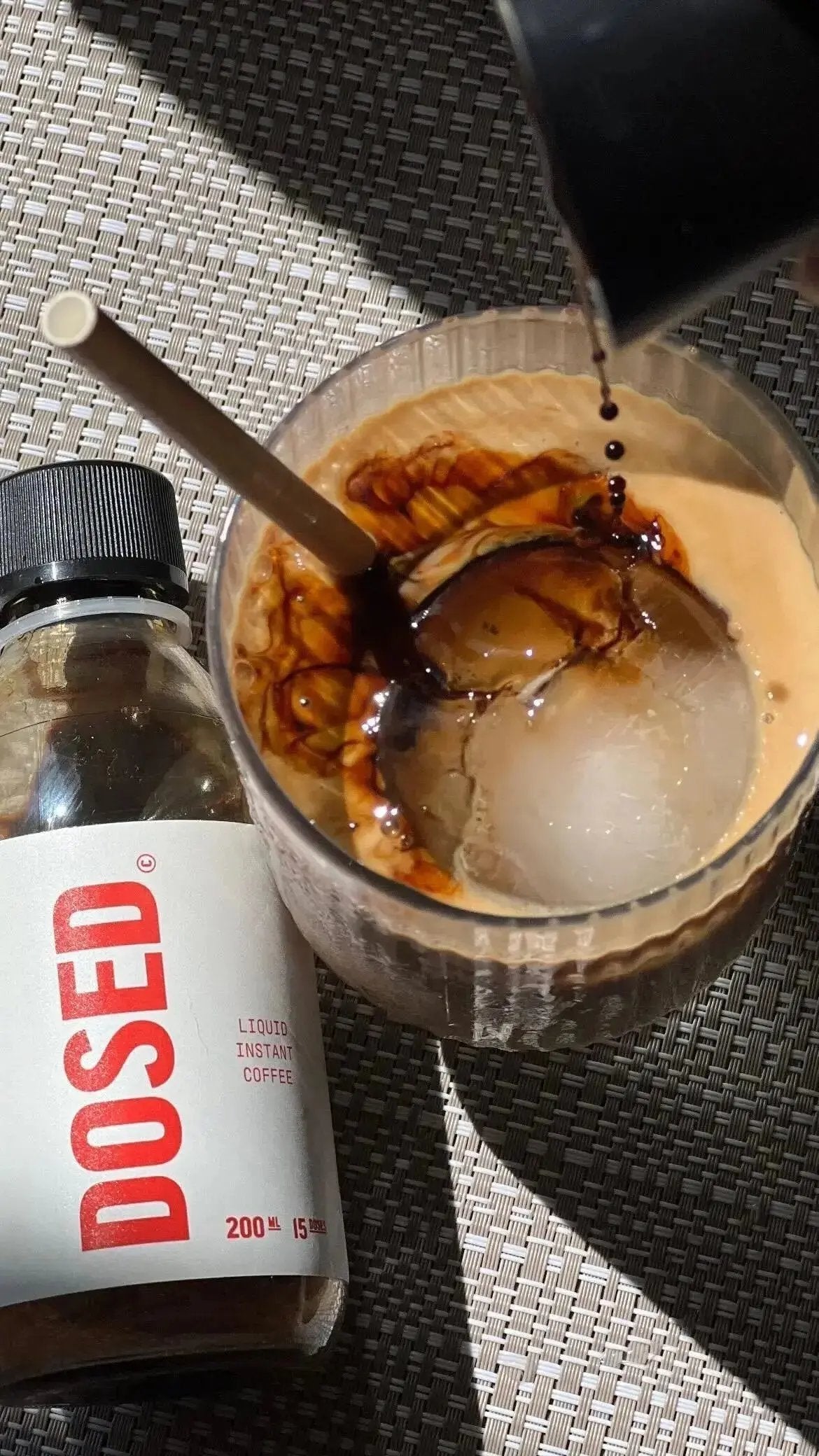 Decaf Coffee Concentrate Dosed