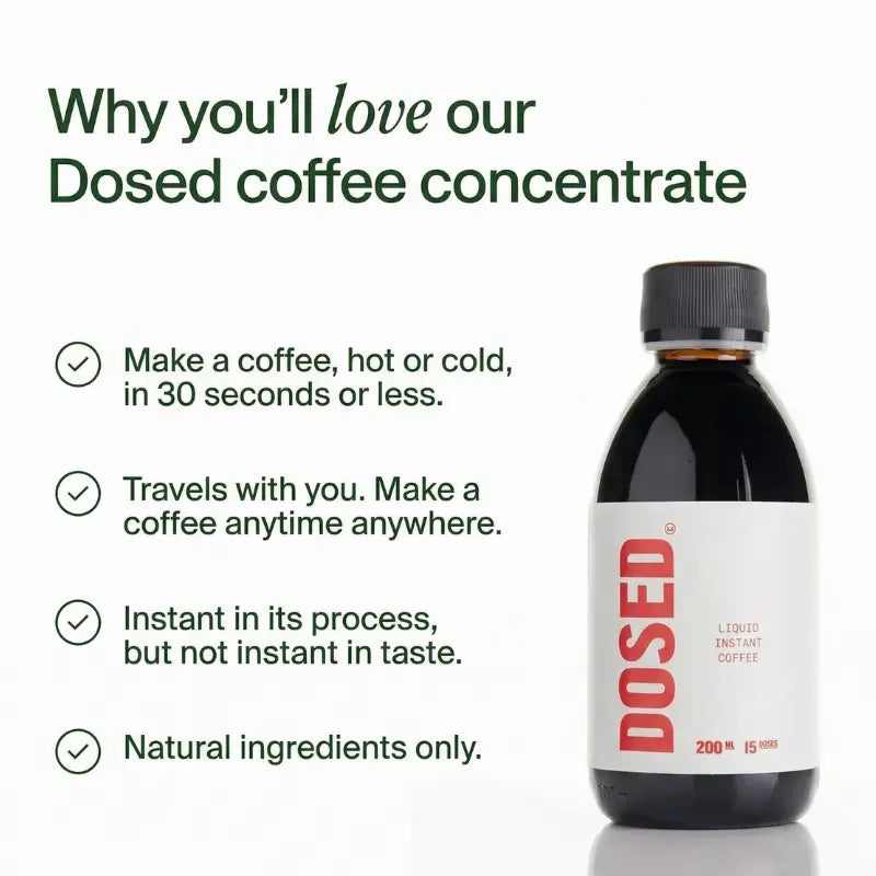 Liquid Instant Coffee Dosed