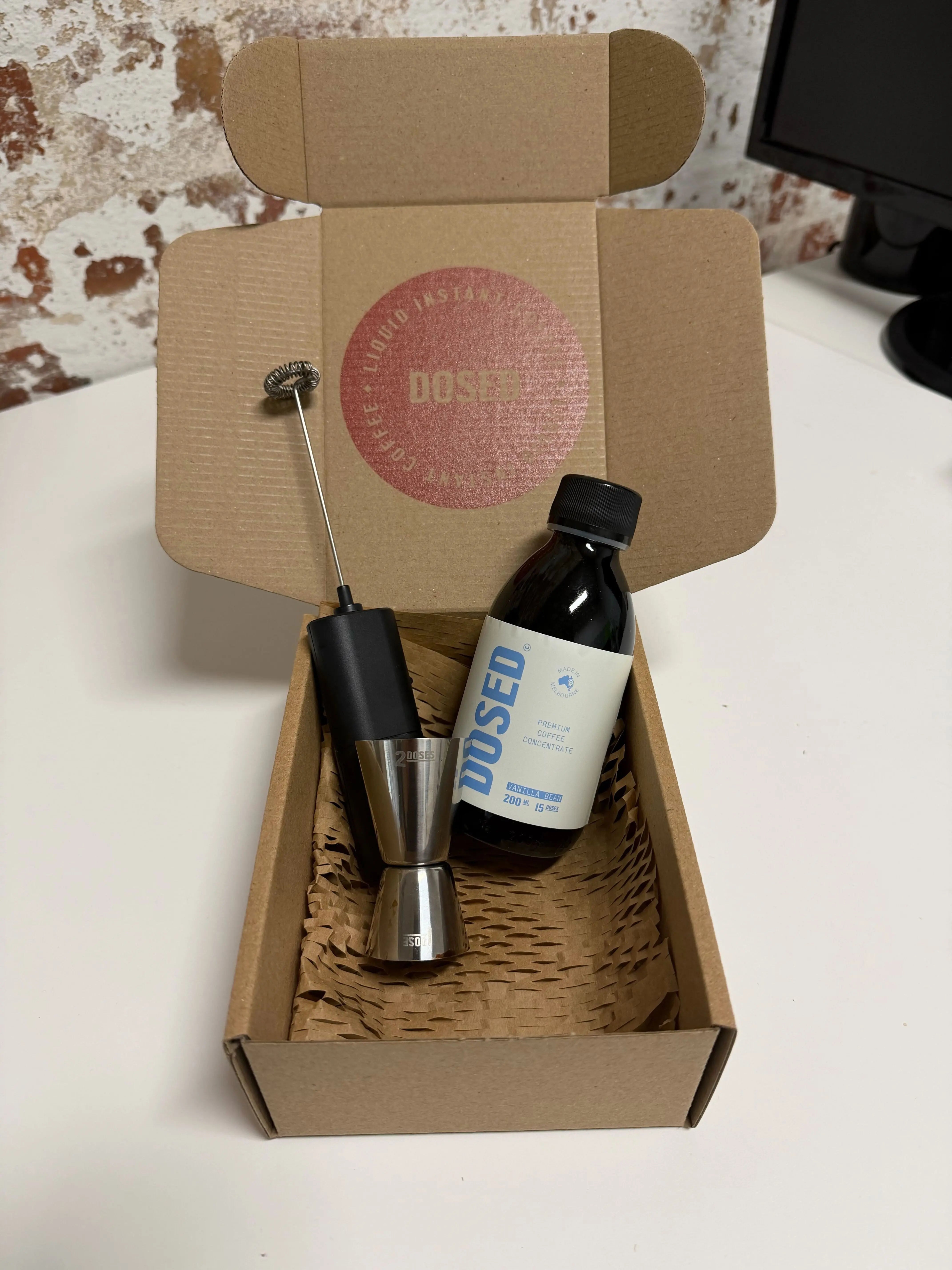 Latte Kit with Coffee Dosed