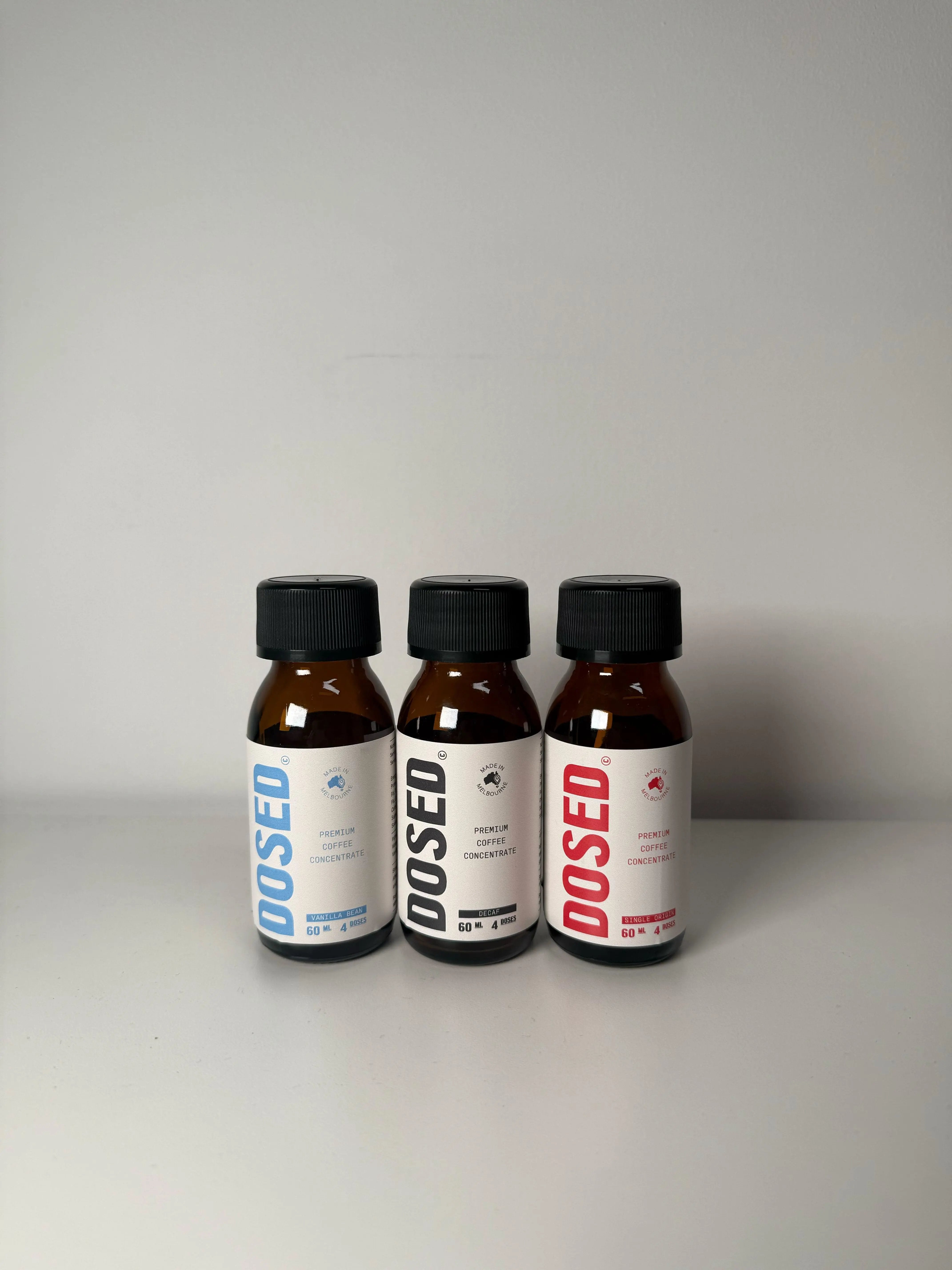 3 Pack Travel Bottles Dosed