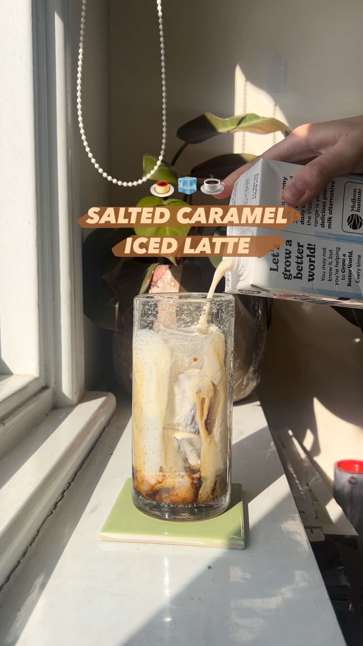 Salted Caramel Iced Latte Recipe (No Caramel Sauce Needed)