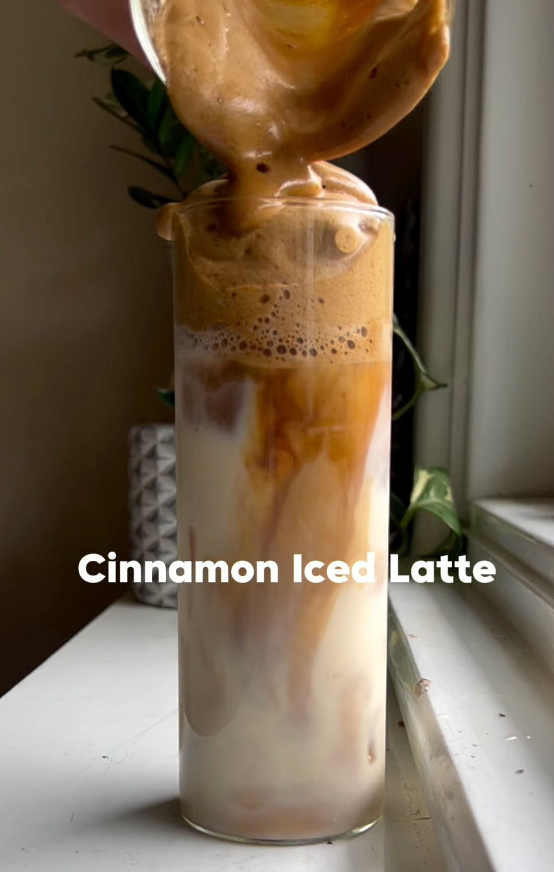 Cinnamon Iced Latte