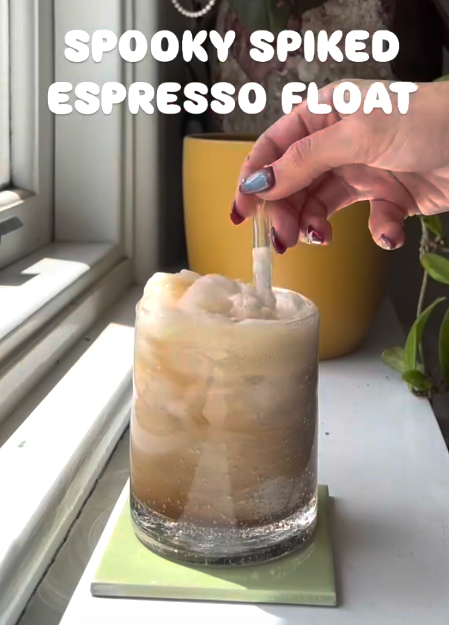 Spooky Spiked Espresso Float
