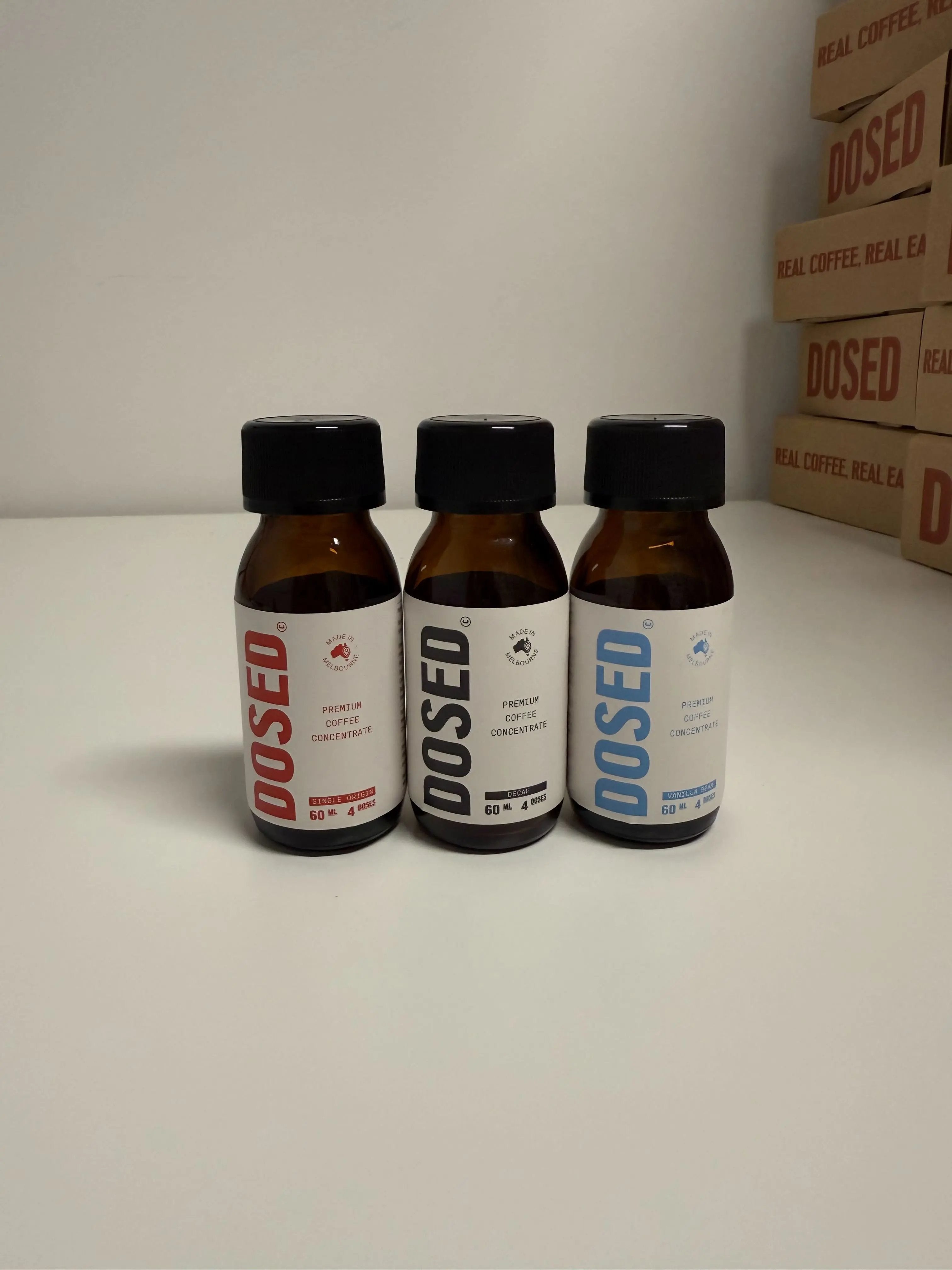 Travel Bottle Gift Dosed - three flavours
